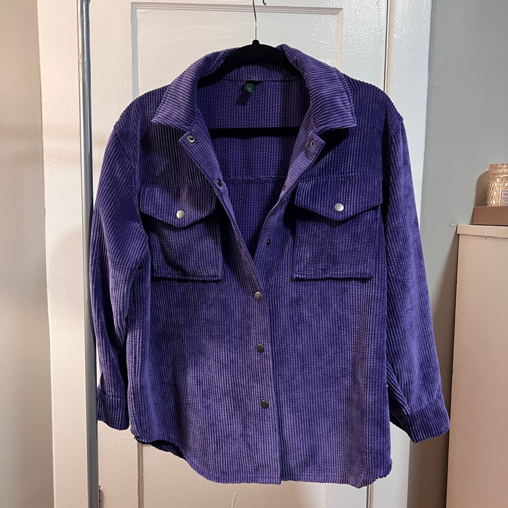 Wild fable corduroy shacket